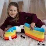 Plyšový Polštář Duháček Déčko