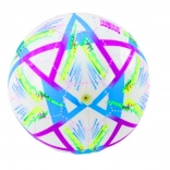Gumový míč fialový s výraznými vzory 24 cm
