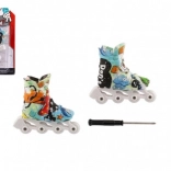 Prstové mini brusle se šroubovákem - mix barev