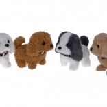 Chodící plyšový pes se zvuky 16 cm