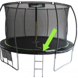 Ochranný kryt pružin na trampolínu Sport Max 6 ft, černo-zelený