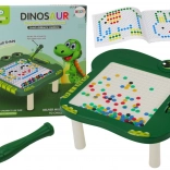 Magnetická tabulka pro děti Dino v zelené barvě
