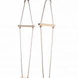 Dřevěná houpačka Skateboard pro děti