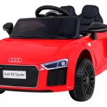 Dětské elektrické autíčko Audi R8 Spyder s dálkovým ovládáním, EVA koly a LED