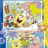 Puzzle SPONGEBOB 2×100 dílků