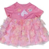 Šatičky s kvítky pro panenky BABY born 43 cm