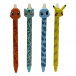 Gumovací pero Pokémon s pryžovou koncovkou