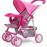 Dětský kočárek pro panenky MILLY MALLY Kate Prestige Pink