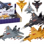 Model letadla s třecím pohonem šedý černý nebo žlutý