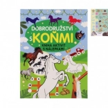 Kniha aktivit Dobrodružství s koňmi