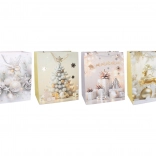 Dárková taška M 26 × 32 × 10 cm Vánoce