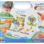 Šroubovací stavebnice s vrtačkou – 193 dílků