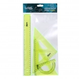 Neonová geometrická sada