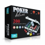 Pokerová sada Deluxe se 200 žetony