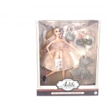 Panenka v růžových šatech 28 cm