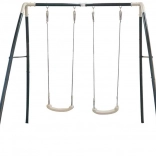 Dvojitá kovová houpačka Axi