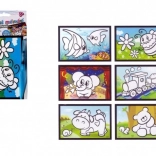 Kouzelné malování vodou – sada obrázek a štětec