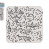 Kreativní sada s třpytivými fóliovými obrázky zvířat