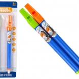 Dětské flétny se zvířátky – modrý set, 2 kusy