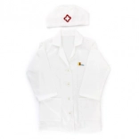 dětský doktorský kostým s čepicí