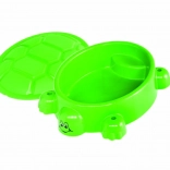 Pískoviště želva se světle zeleným víkem