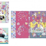 Škrabací kniha Jednorožec