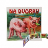 Knížka leporelo Na dvorku
