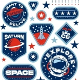 Vesmírné nažehlovací nálepky