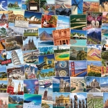 EUROGRAPHICS puzzle Světoběžník 2000 dílků