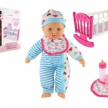 Panenka s kolébkou a dudlíkem