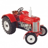 Kovový traktor Zetor 50 Super na klíček 1:25, červený
