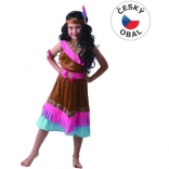 Karnevalový kostým Indiánka pro dívky 130 - 140 cm