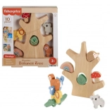 Dřevěné balanční stromové kostky Fisher-Price