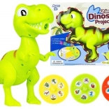 dinosauří projektor na kreslení 2v1 se slajdy a fixy