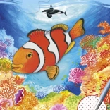 Malování vodou A5 – mořský svět