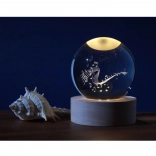 Křišťálová lampička koule Muzyka 6 cm