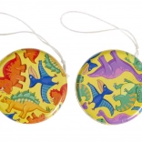 Kovové jojo s motivem dinosaurů