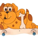 Dřevěný věšáček Pejsek pro děti