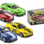 Sportovní kovové autíčko s otevíracími dveřmi