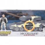 Vojenská sada s tankem na baterie se zvuky a světly