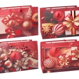 Dárková taška L 30 × 38,5 × 11 cm Vánoce