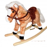Houpací koník s efekty hnědý
