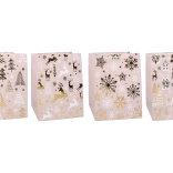 Dárková taška M vánoční 26 × 32 × 12 cm