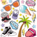 Naprasovací nálepky Weekend