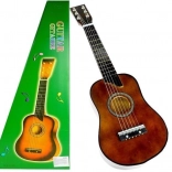 Dřevěná klasická kytara s trsátkem světlý hnědý