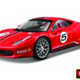Model automobilu Ferrari 458 Challenge červená 1:24 Bburago
