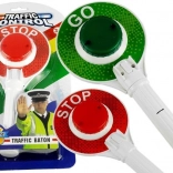 svítící oboustranný policejní plácačka na řízení provozu pro děti