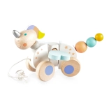 Dřevěná tahací hračka Jednorožec