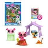 Sada 3 figurek Littlest Pet Shop Camping