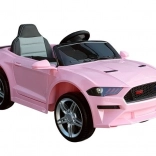 Růžové dětské elektrické autíčko s dálkovým ovládáním